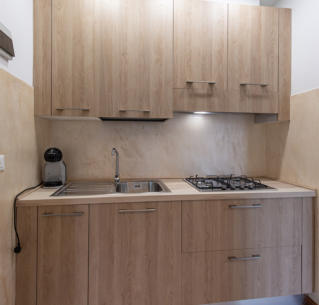 foto cucina appartamento vista lago